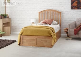 Single - Madrid Solid Wood Storage Bedstead
