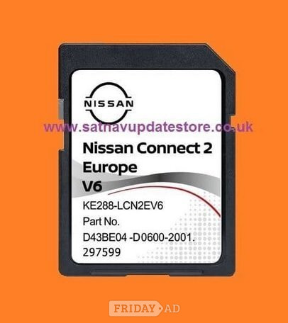 NISSAN CONNECT 2 Map SD Card 2021/22 V6 EUROPE. in Cardiff