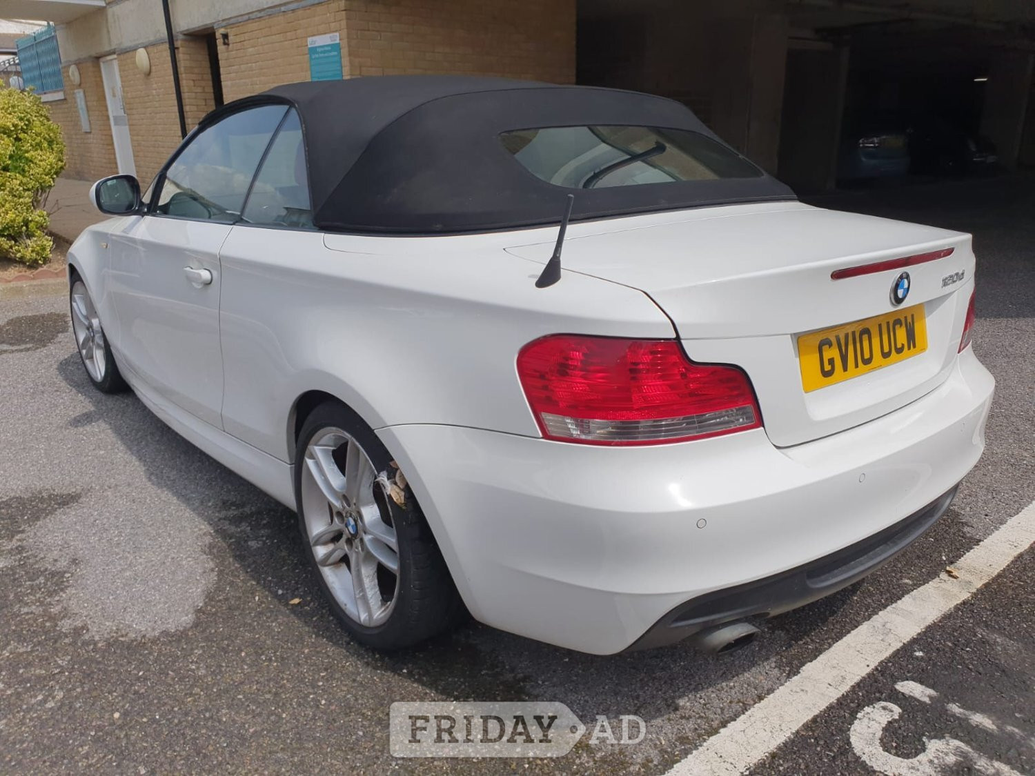 BMW 120D Convertible 2010 White - Cars in Brighton