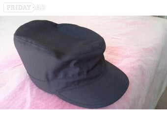 Mens Black Military BDU  Cap