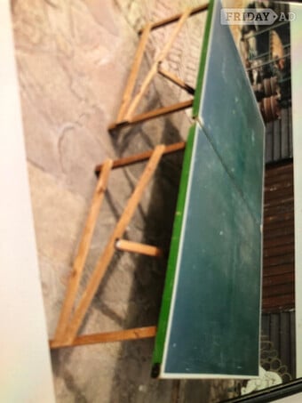 Old style table tennis table , in good working order.