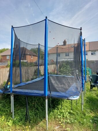 Air King Jump 8x12ft Rectangular Trampoline with Safety net