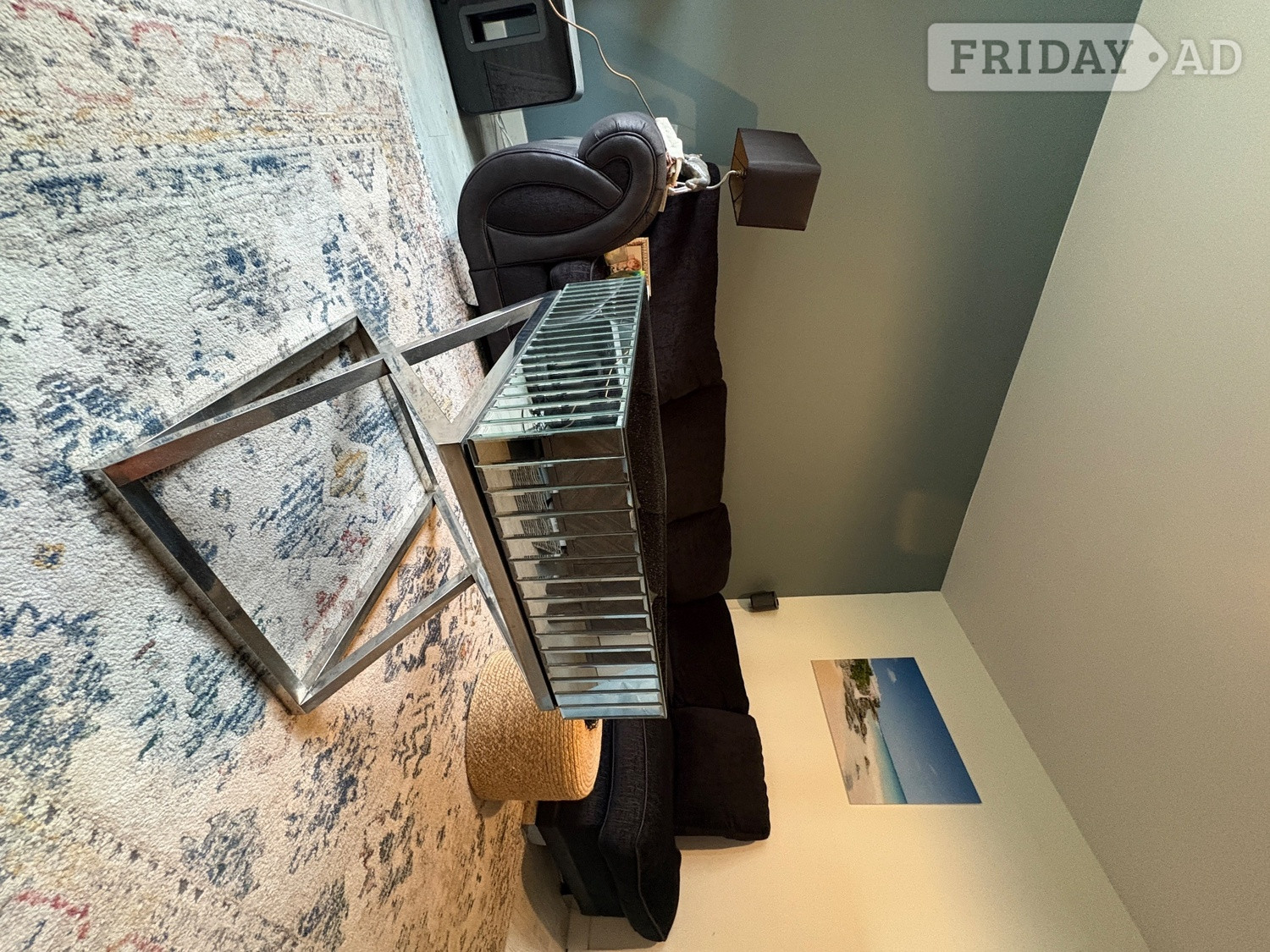 Mirrored side table in Worthing
