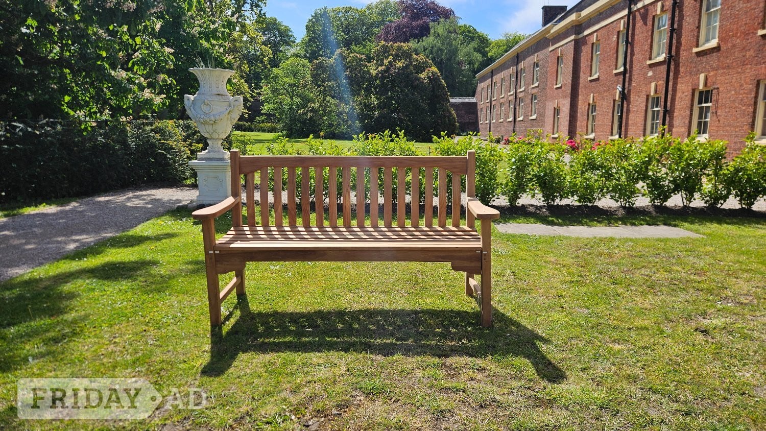 Doncaster Solid Teak Garden Bench 150cm
