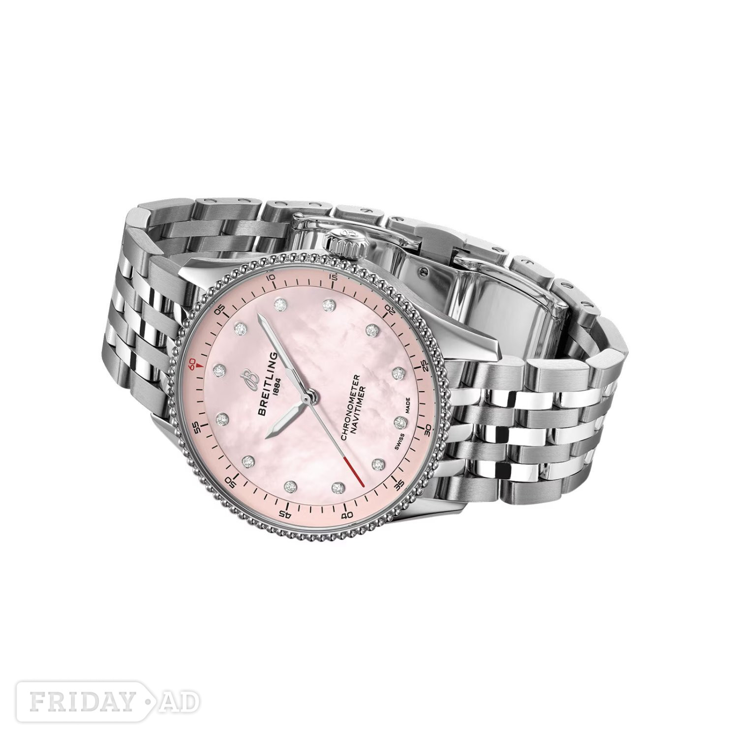 BREITLING Navitimer 41 Automatic Leather Strap Watch A17326361L1P - Clothing, Footwear & Accessories in London