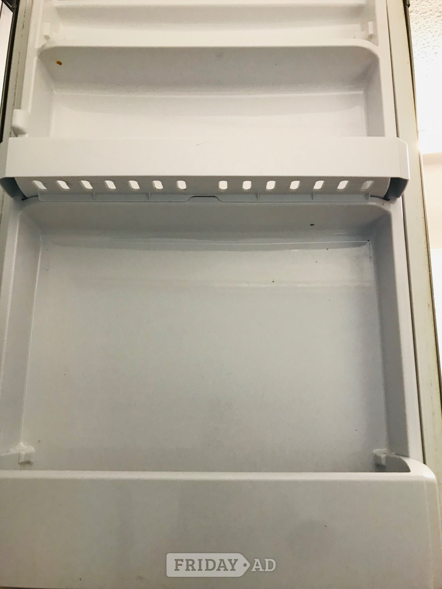 Buckingham Beko under counter silver fridge 