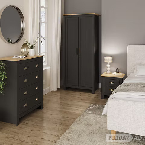 Lancaster 2 door set - BLACK in Rotherham