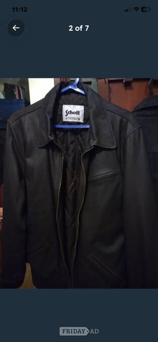 A real  leather jacket in very excellent condition  almost new 