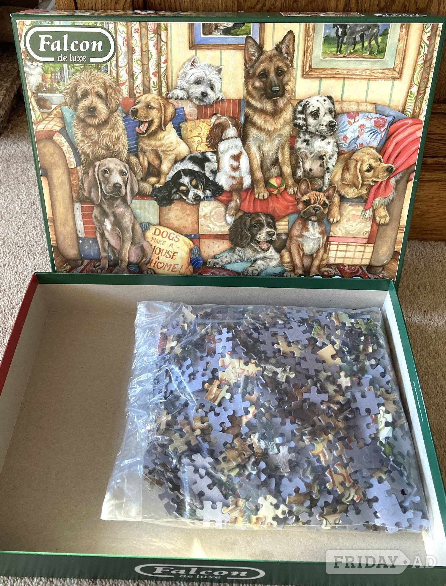 Falcon de luxe “Gathering on the Couch”  1000 Piece Jigsaw Puzzle
