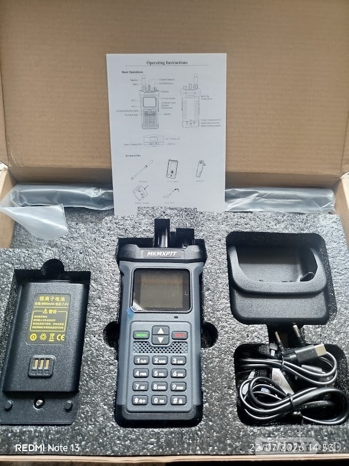 SQ-8500 20W High-Power Walkie Talkie VHF UHF Dual Band AI Noise  - Hobbies & Leisure