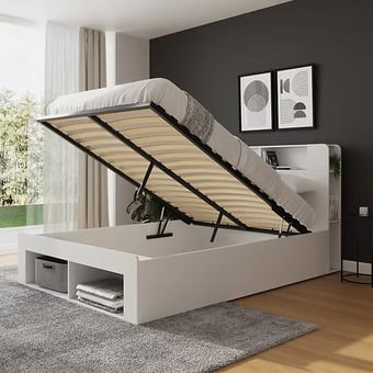 KING SIZE - ANYA STORAGE OTTOMAN BED