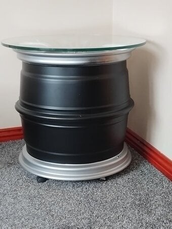 BMW Alloy Wheels Coffee Table