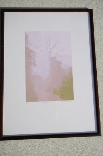 Rare Signed Screen Print Richard Jennings Depicting Osterley Lane