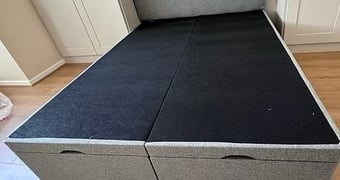 DIVAN OTTOMAN BED WITH 20 INCH HEADBOARD - SINGLE