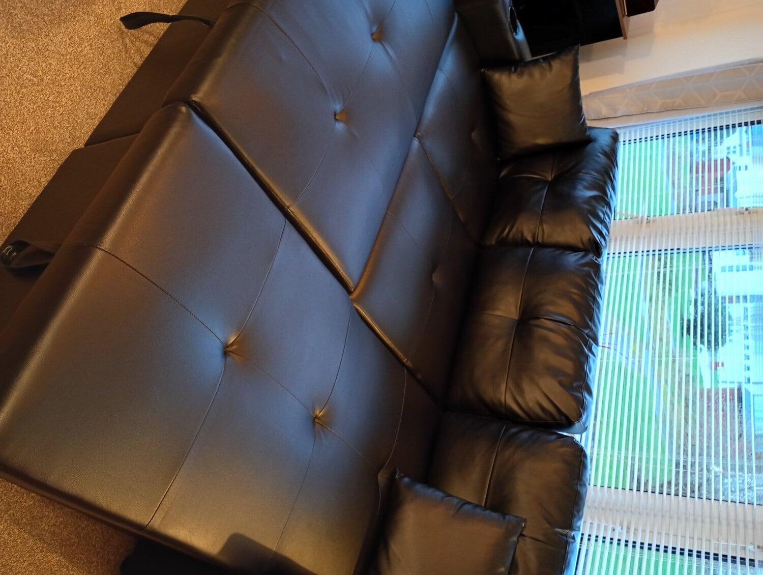 Lovely Black Sofa