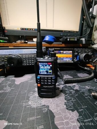 TIDRADIO TD-H3 Plus VHF / UHF/ Air Band. Colour screen,