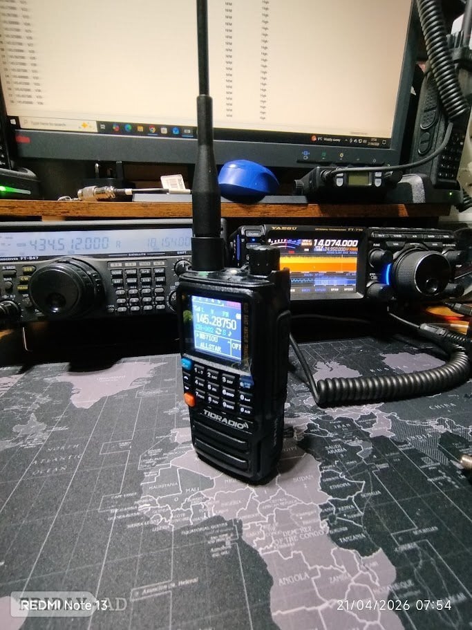 TIDRADIO TD-H3 Plus VHF / UHF/ Air Band. Colour screen,