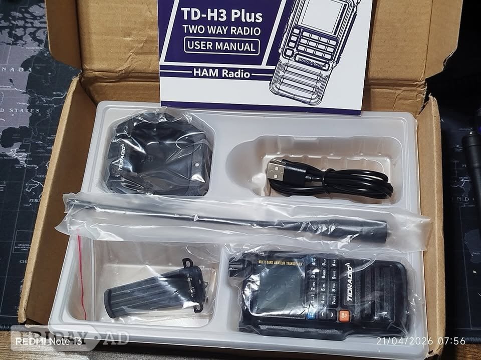 TIDRADIO TD-H3 Plus VHF / UHF/ Air Band. Colour screen, - Hobbies & Leisure in Steyning