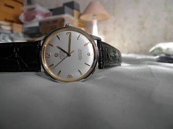Omega Seamaster Geneve mens wristwatch. Circa 1965.