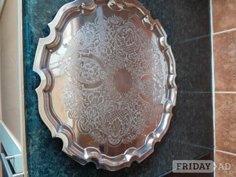 Vintage Silver Plated Tray, Over 70yrs old