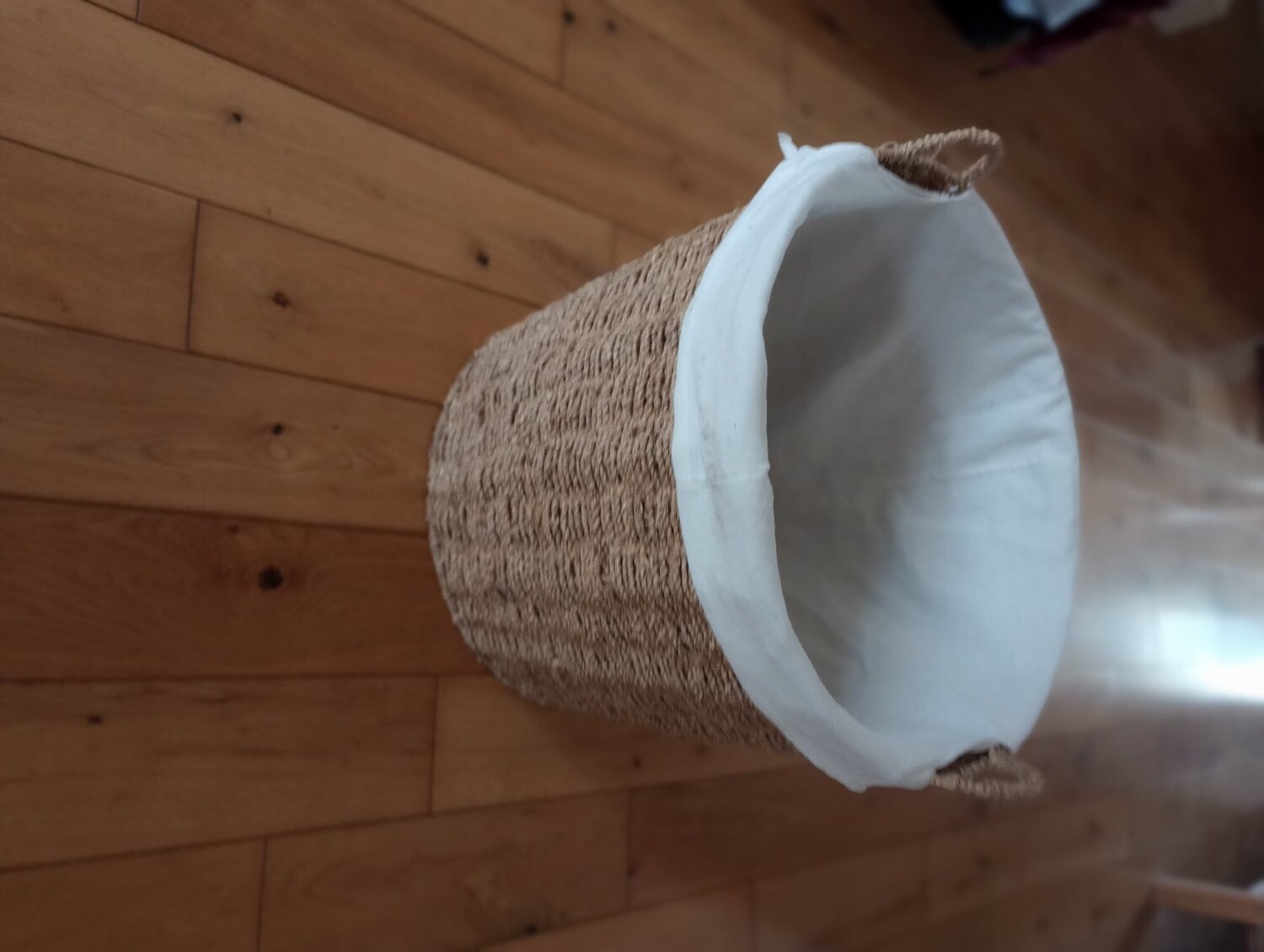 Woven Storage Basket with Liner, Fire Guard in Hastings