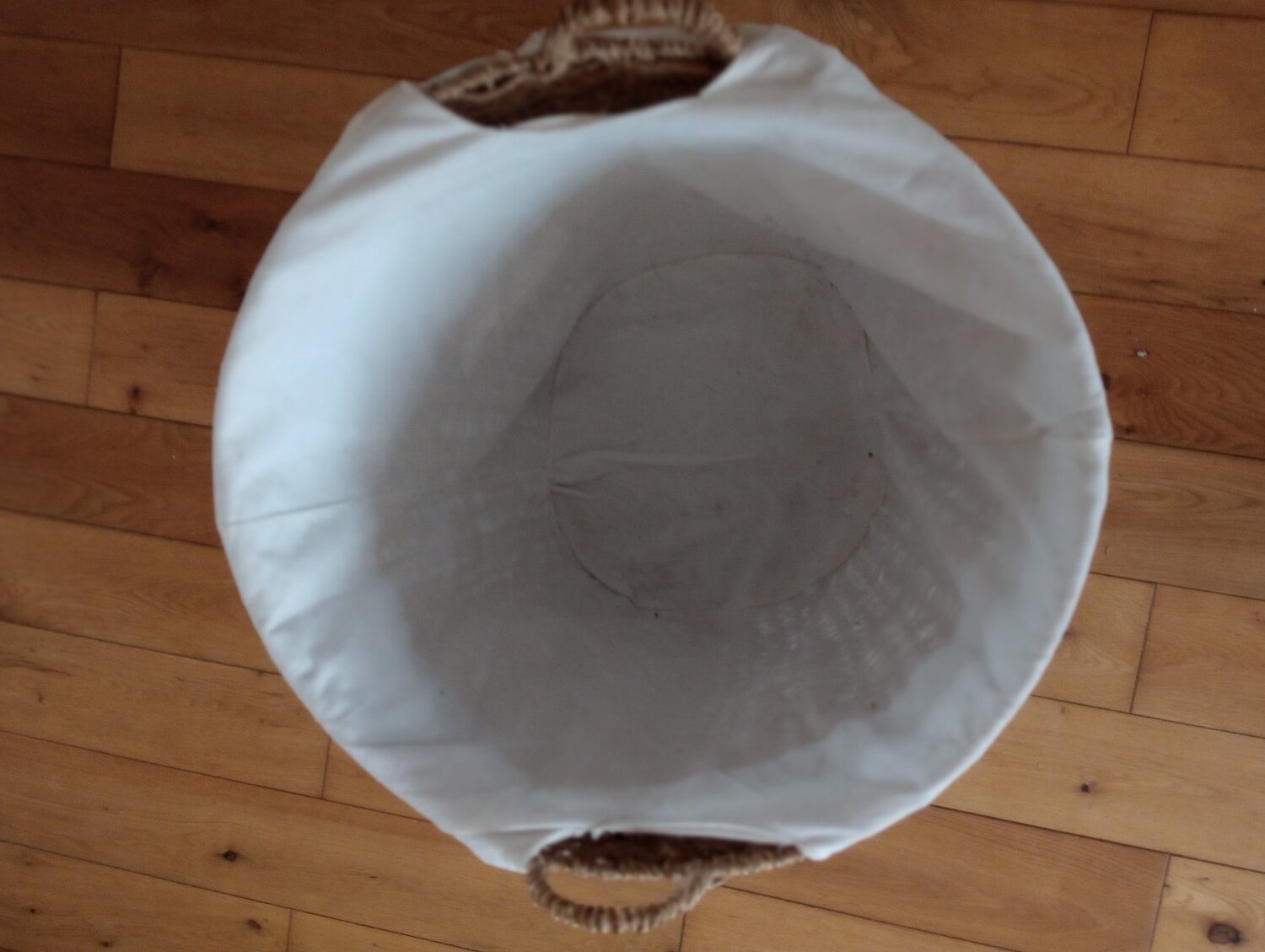 Woven Storage Basket with Liner, Fire Guard