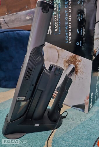 Shark Handheld vacuum cleaner. TWIN BATTERY MODEL