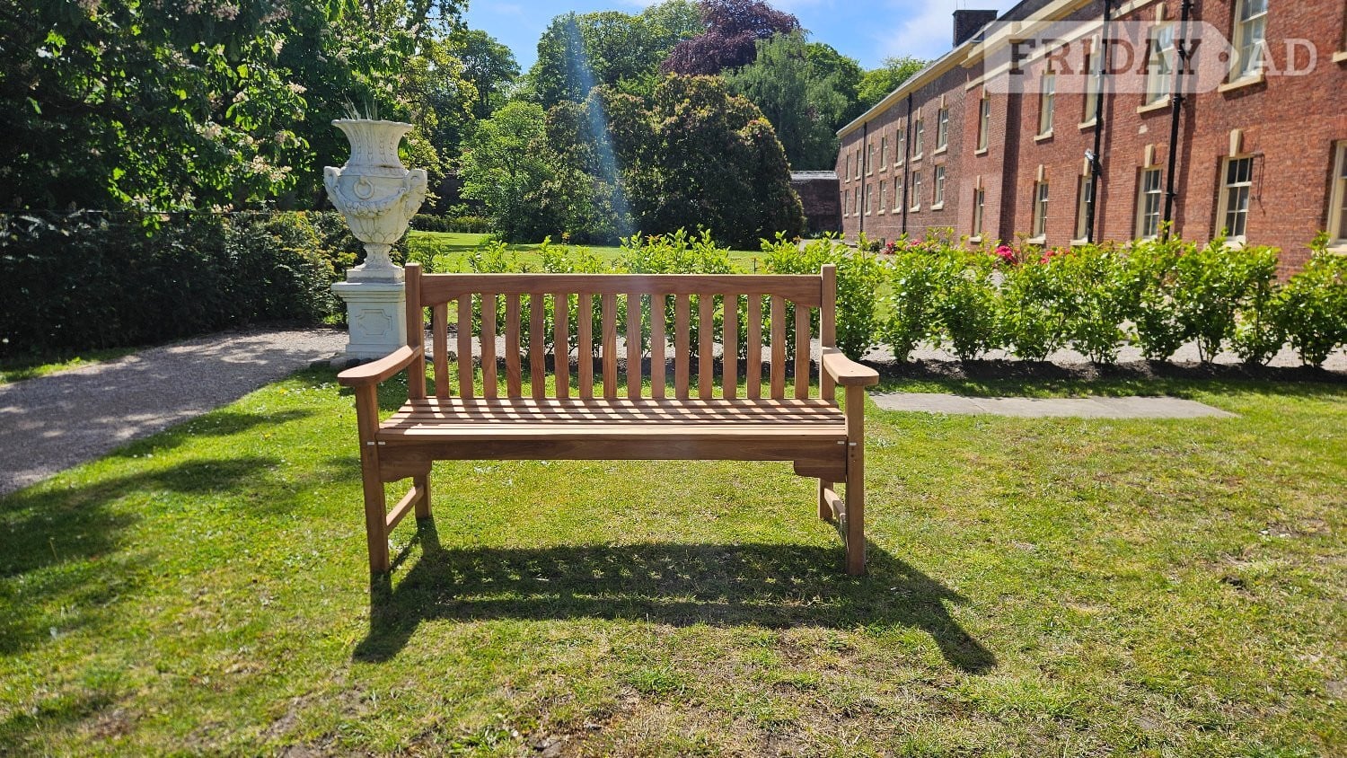Doncaster Solid Teak Garden Bench 150cm