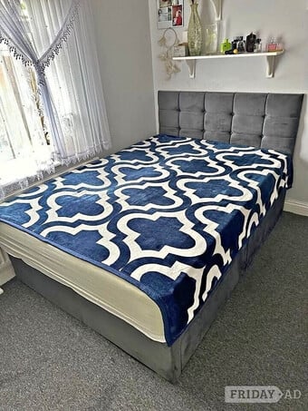 King Size Bed Frame With Mattress For Sale ( Brand New )
