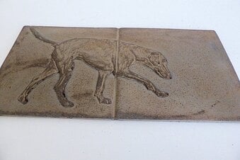 Wall hanging, Dog tile