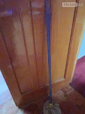 FREE Old metal mop handle.