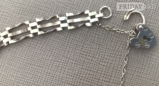 Sterling silver gate bracelet - Clothing, Footwear & Accessories in Hastings