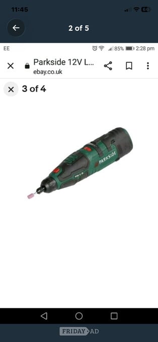 Parkside 12V Li-Ion Cordless  Rotary tool