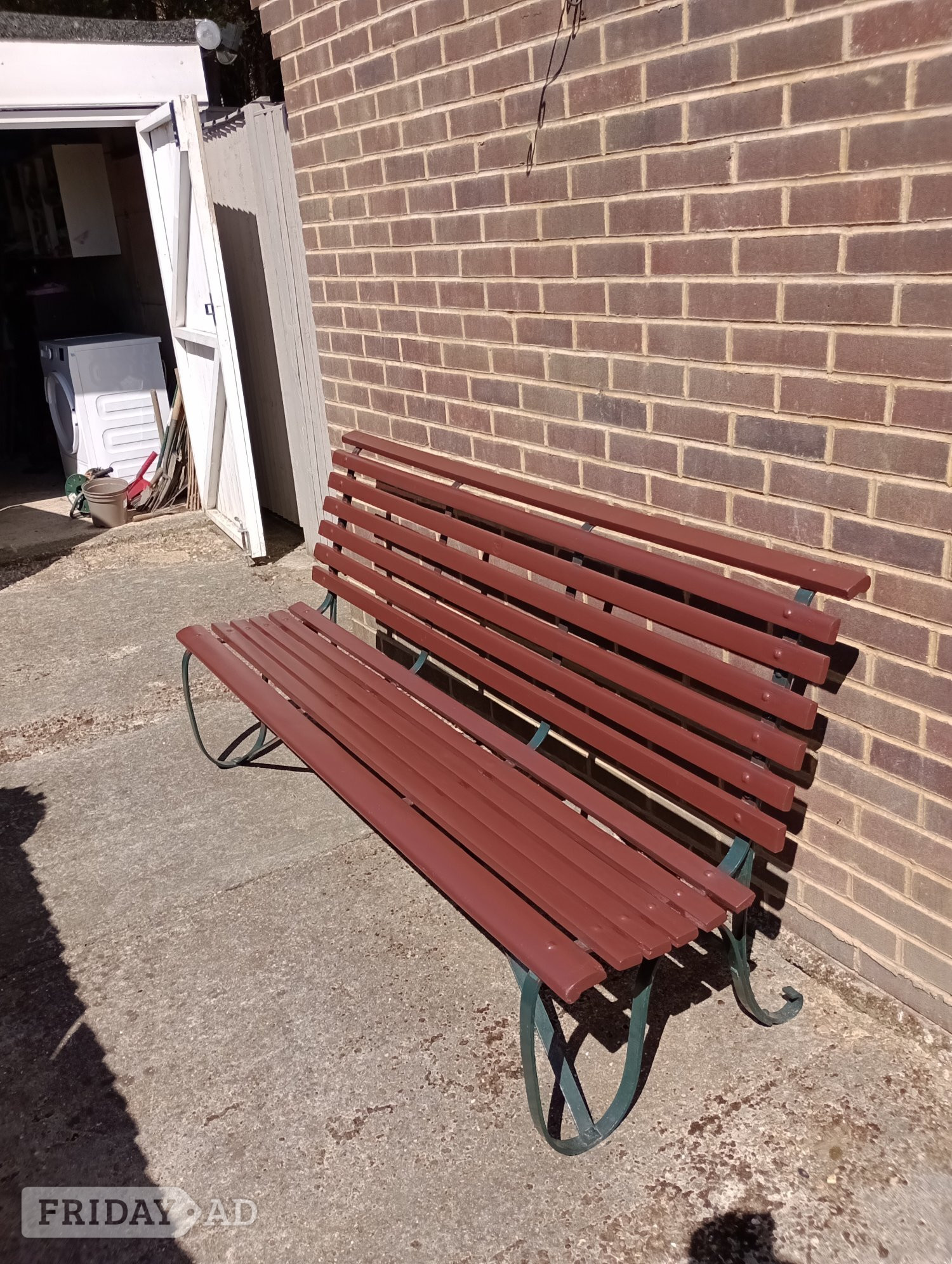 Renovated original park bench. in Hastings