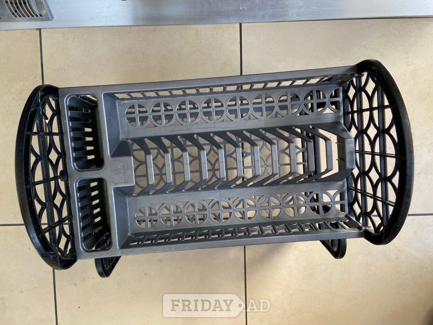 Grey Black kitchen dish drainer 2 tiers rack plates holder cutler - Home Appliances in Harrow