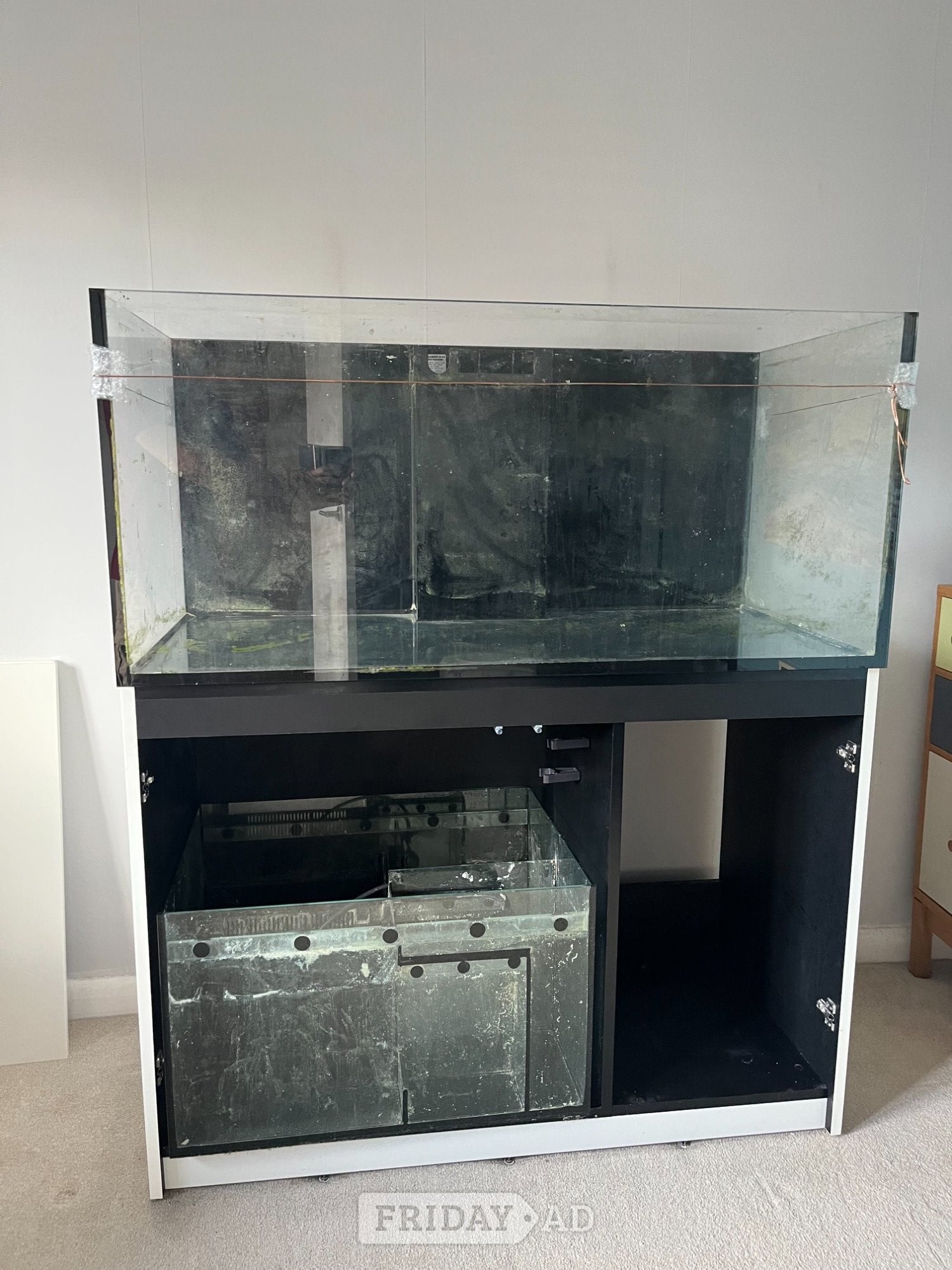 Red Sea 425L Marine Tank Sealed Broken in Egham