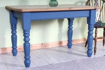 Delivery Options - Painted Farmhouse Pine Table Solid & Sturdy