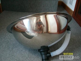New Roper Rhodes kitchen or bathroom s/s basin/bowl