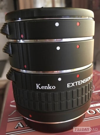 Photographic extension tubes & polarising filter