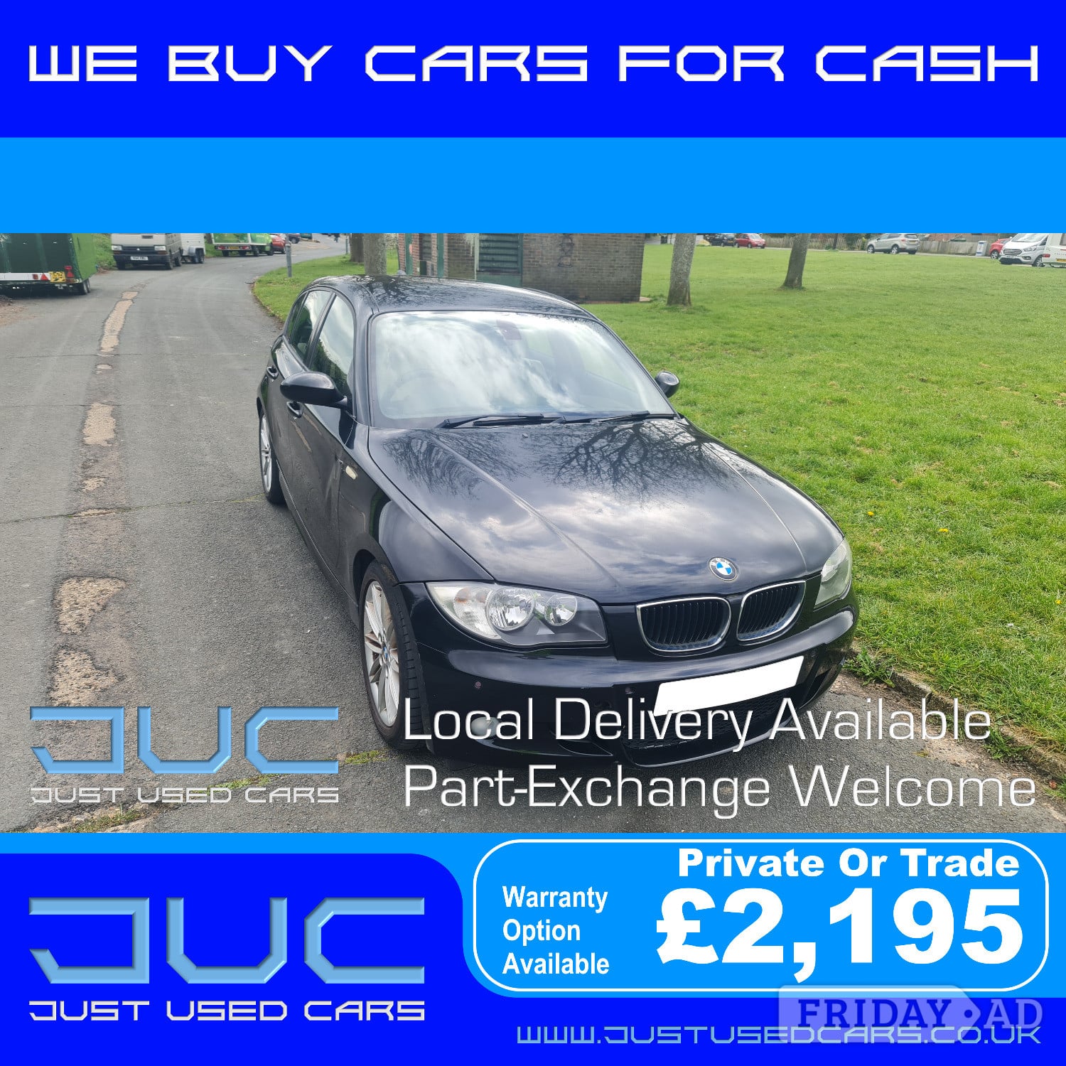 BMW 1 Series 2.0 120D M Sport (Manual Diesel)7 Reg 2007, 86,211 in Lewes