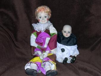 Porcelain china Dolls