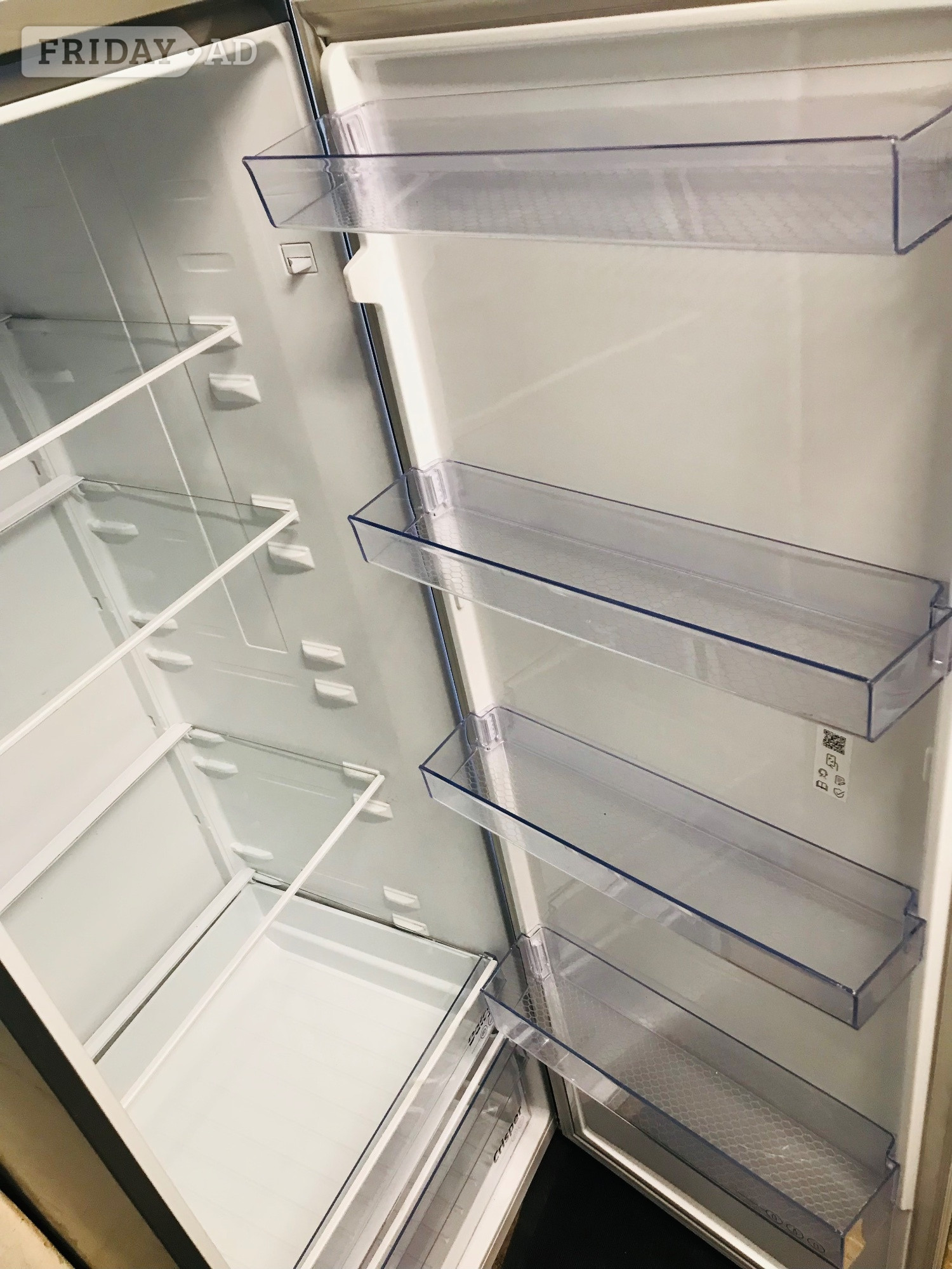 Cambridge BEKO new graded silver colour  free standing fridge 