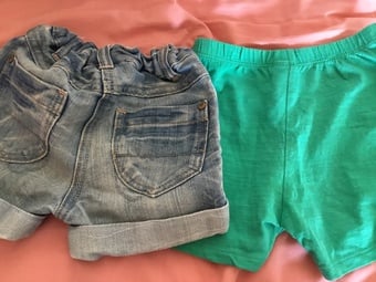 Girls 12-18 months shorts