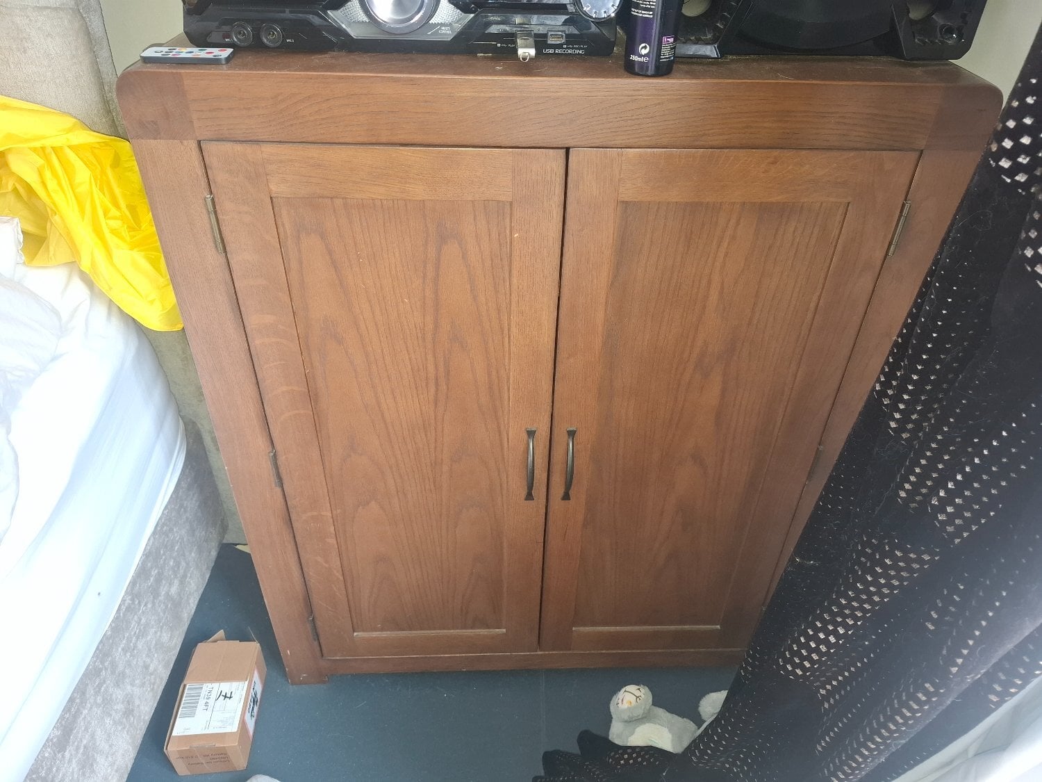 Bexhill-On-Sea Solid wooden shoe cabinet 