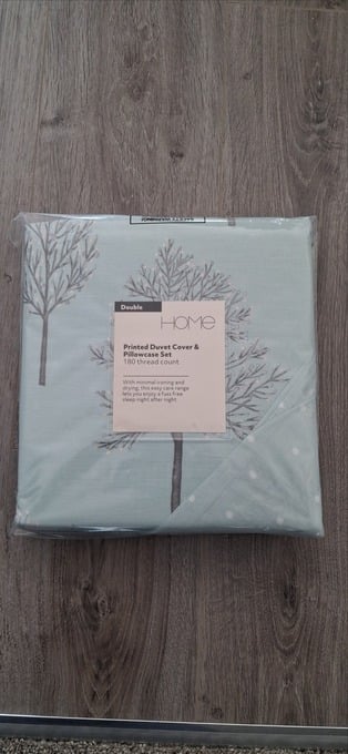 Duck Egg Double Duvet cover set