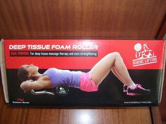 NORDIC LIFTING Massage Deep Tissue Spiky Foam Roller Black