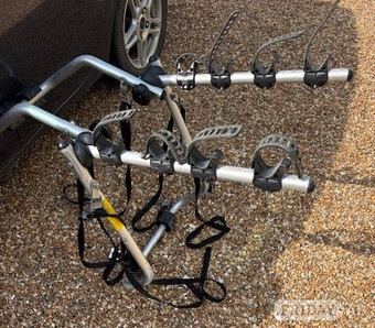 Bike carrier for back of car - rear mounted. Up to 4 bikes.