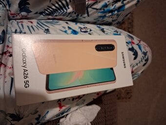 Samsung galaxy A26 128gb colour peach unlocked brand new 