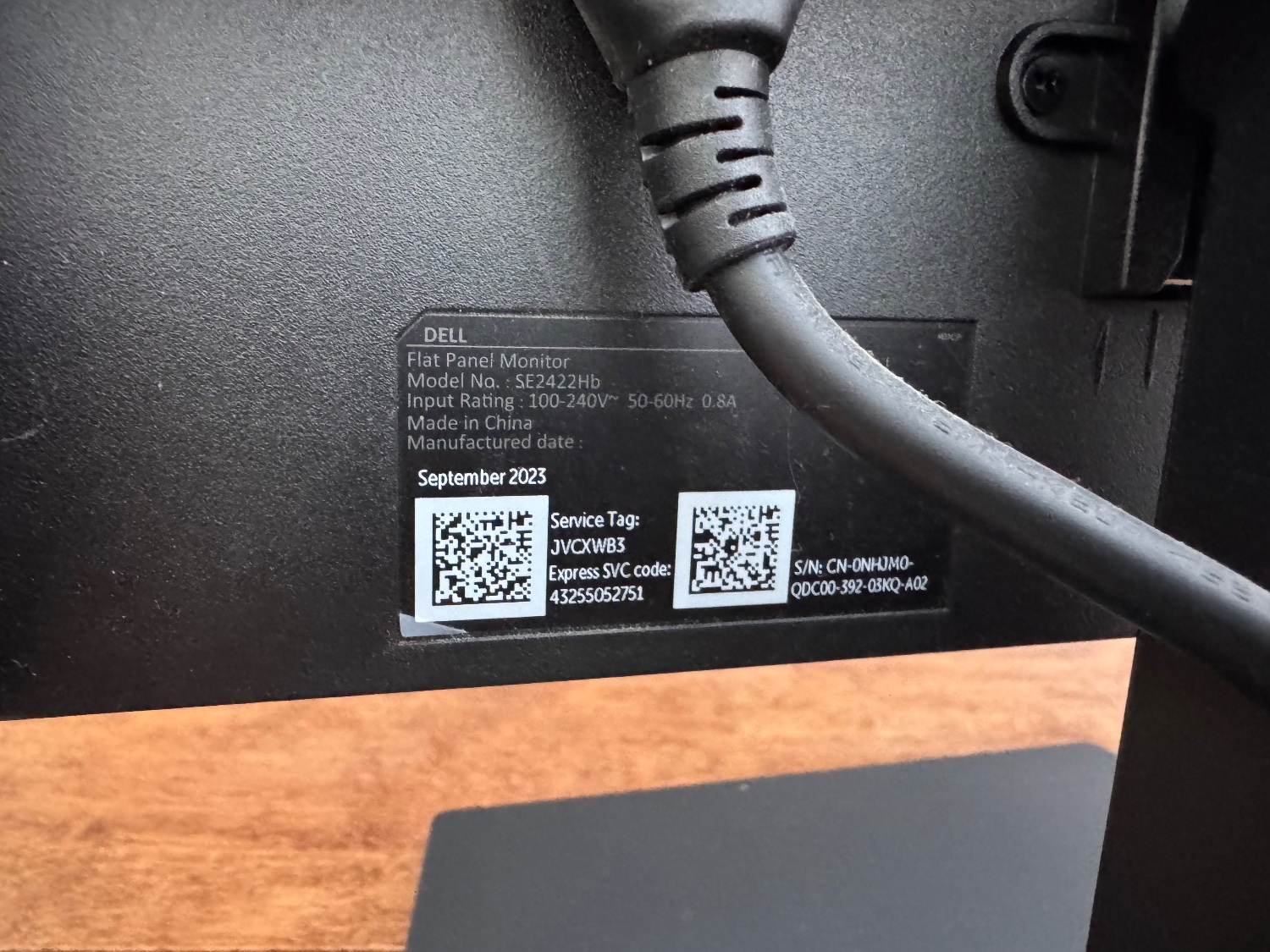 Dell flat panel monitor 