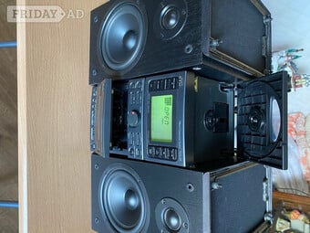 JVC UX-A5 Micro Component Stereo AM/FM CD Cassette Aux Player